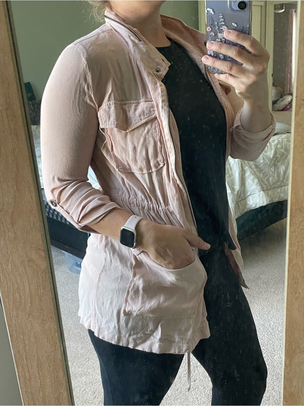 Light Pink Women's Utility Jacket